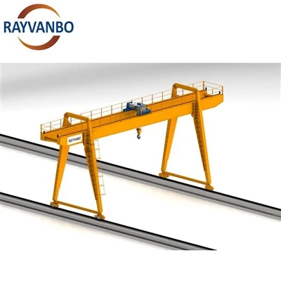 1tan 2ton 3ton 5ton 10ton 20ton 30ton Disesuaikan Single Double Girder Gantry Crane Dengan Pengangkat Elektrik