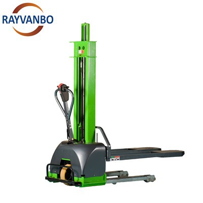 Stacker pemuatan diri elektrik penuh 1T 1.3T 1.5T mengangkat diri 1.3m 1.5m 1.6m